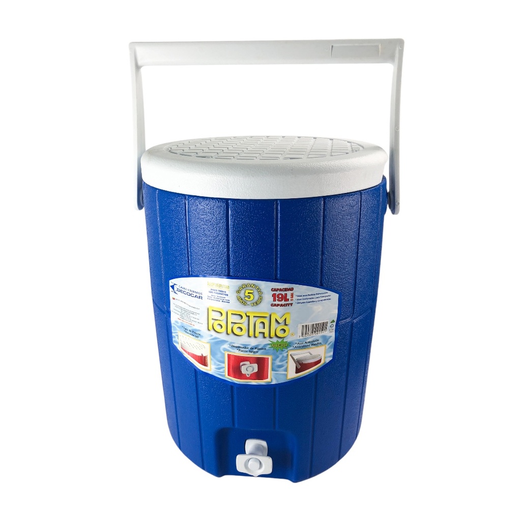 Termo plástico Popotamo Decocar 19 Litros con dispensador