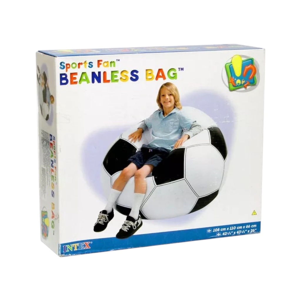Puff inflable de balón de Fútbol 