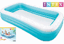 Piscina inflable de 3 anillos marca INTEX 305x183x56 cm