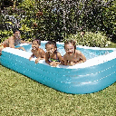 Piscina inflable de 3 anillos marca INTEX 305x183x56 cm