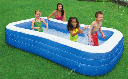 Piscina inflable de 3 anillos marca INTEX 305x183x56 cm