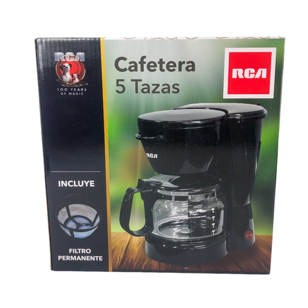 Cafetera eléctrica 5 Tazas RCA RCCM20