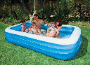 Piscina inflable de 3 anillos marca INTEX 305x183x56 cm