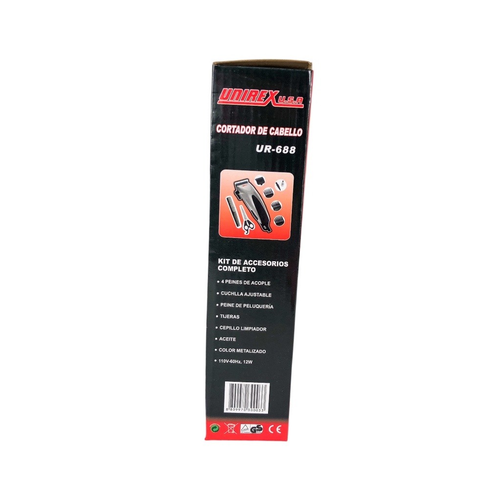 Maquina afeitar Unirex USA UR-688