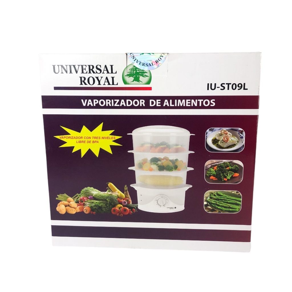 Vaporera eléctrica Universal Royal IU-ST09L