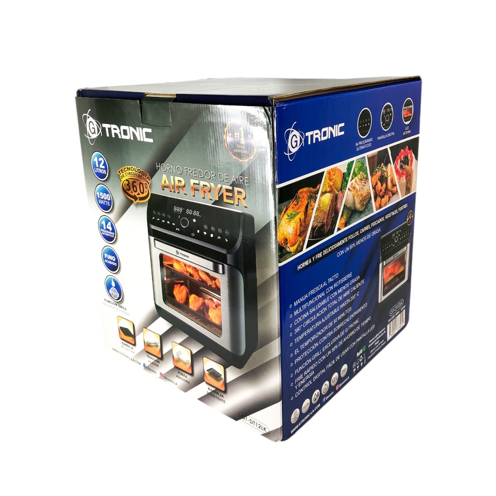 Horno freidor de aire Gtronic 12l GT-DT12LK