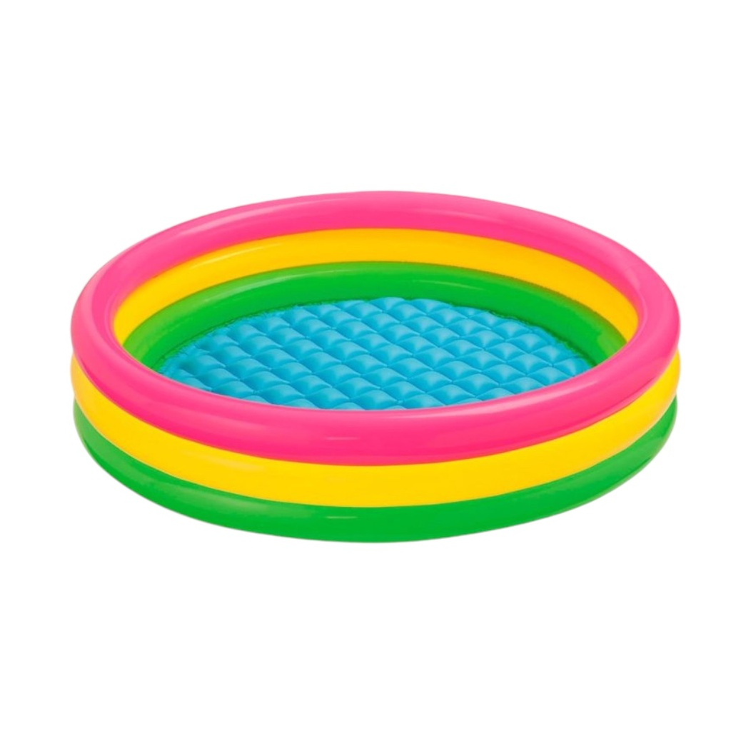 Piscina inflable 3 aros multicolor para niños INTEX