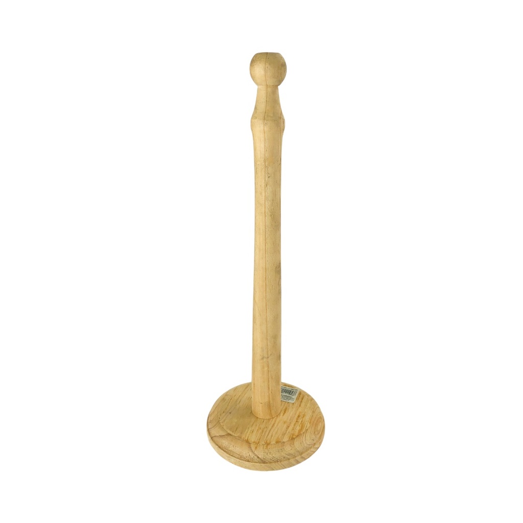 Portarrollo de madera para papel de cocina
