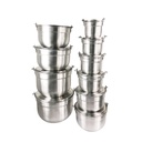 Juego de ollas campesinas de aluminio 20 piezas 
