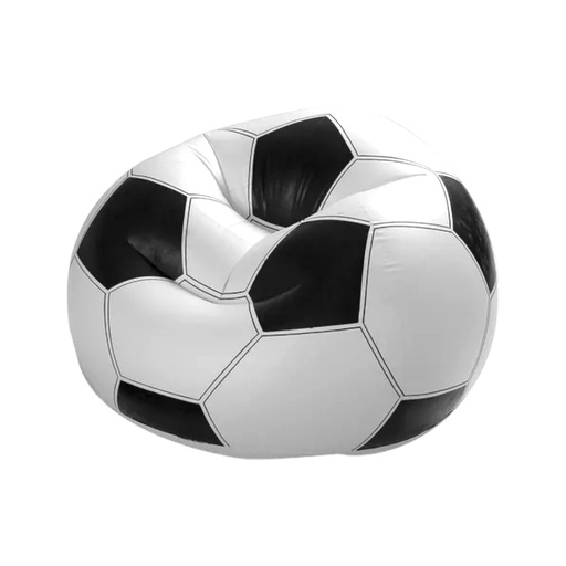 [PRE-423] Puff infantil inflable de balón de Fútbol INTEX