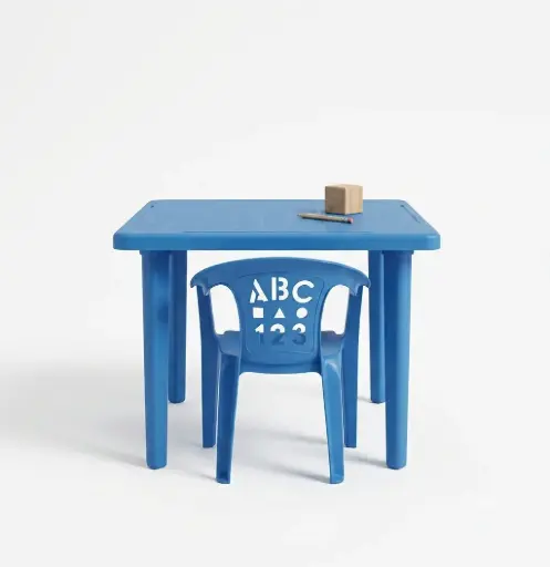 Mesa + Silla infantil de plastico