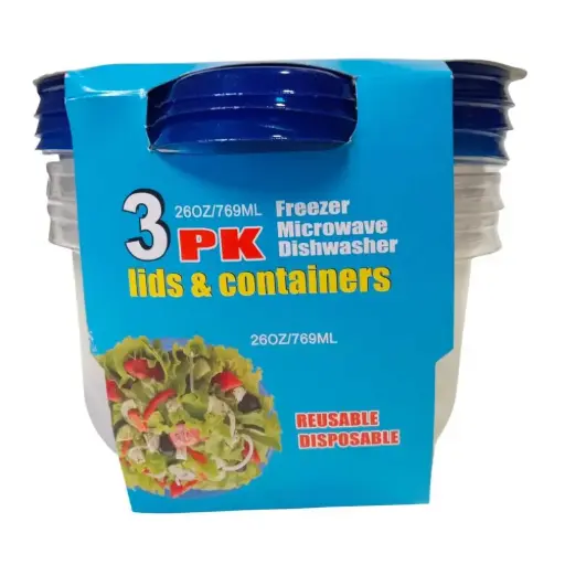 Set de conservadores de plastico